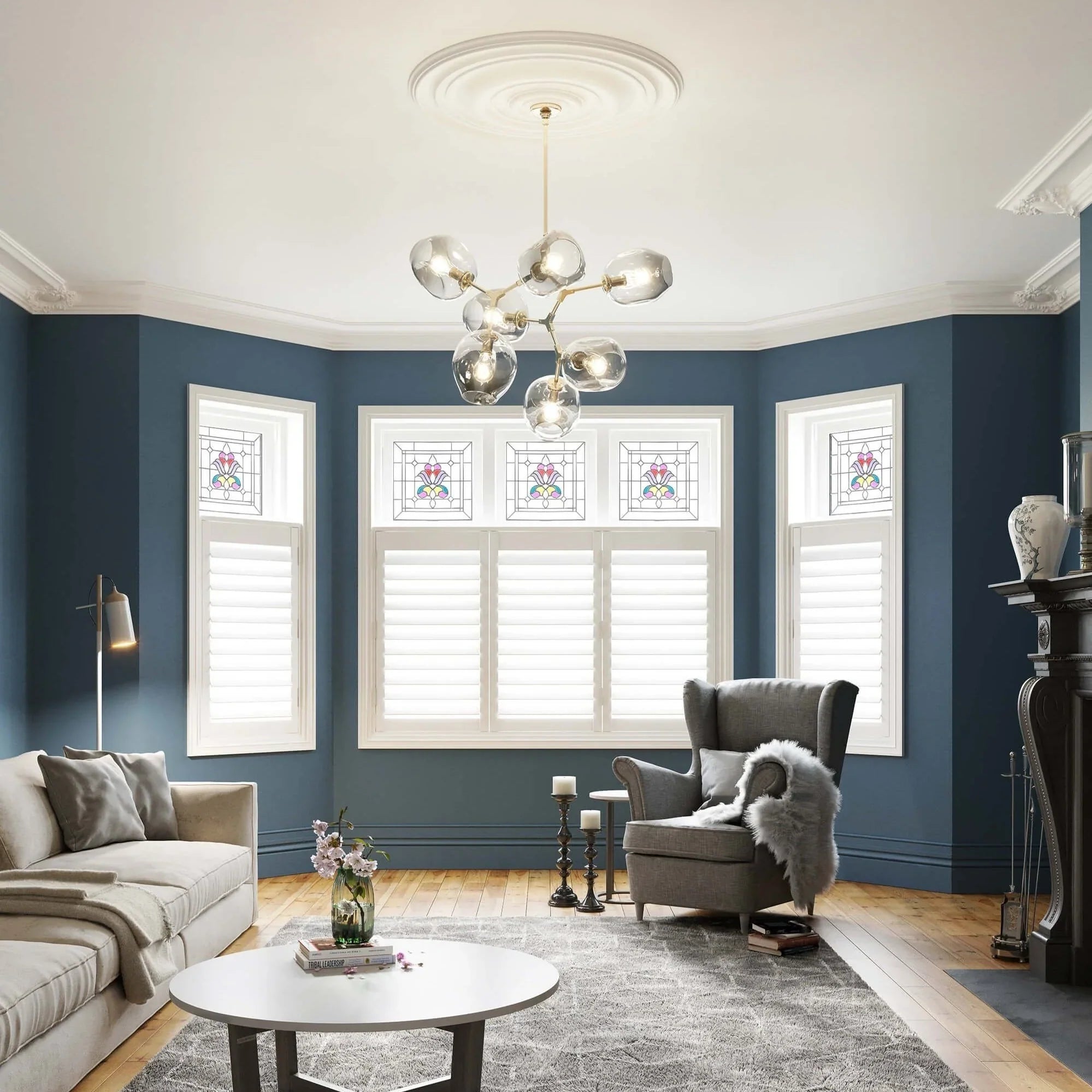 Newcastle Bay Window Shutters