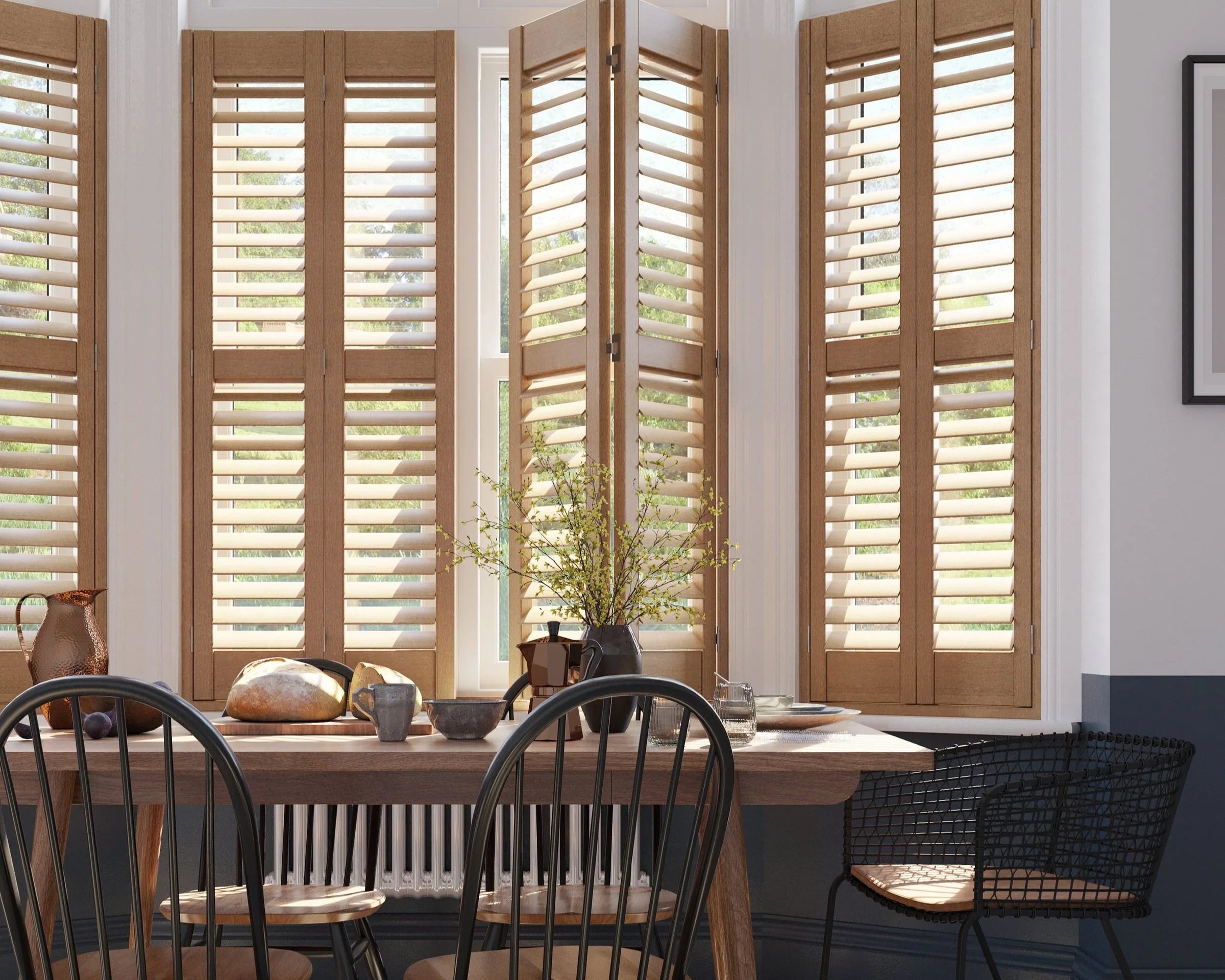 Newcastle Dining Room Shutters